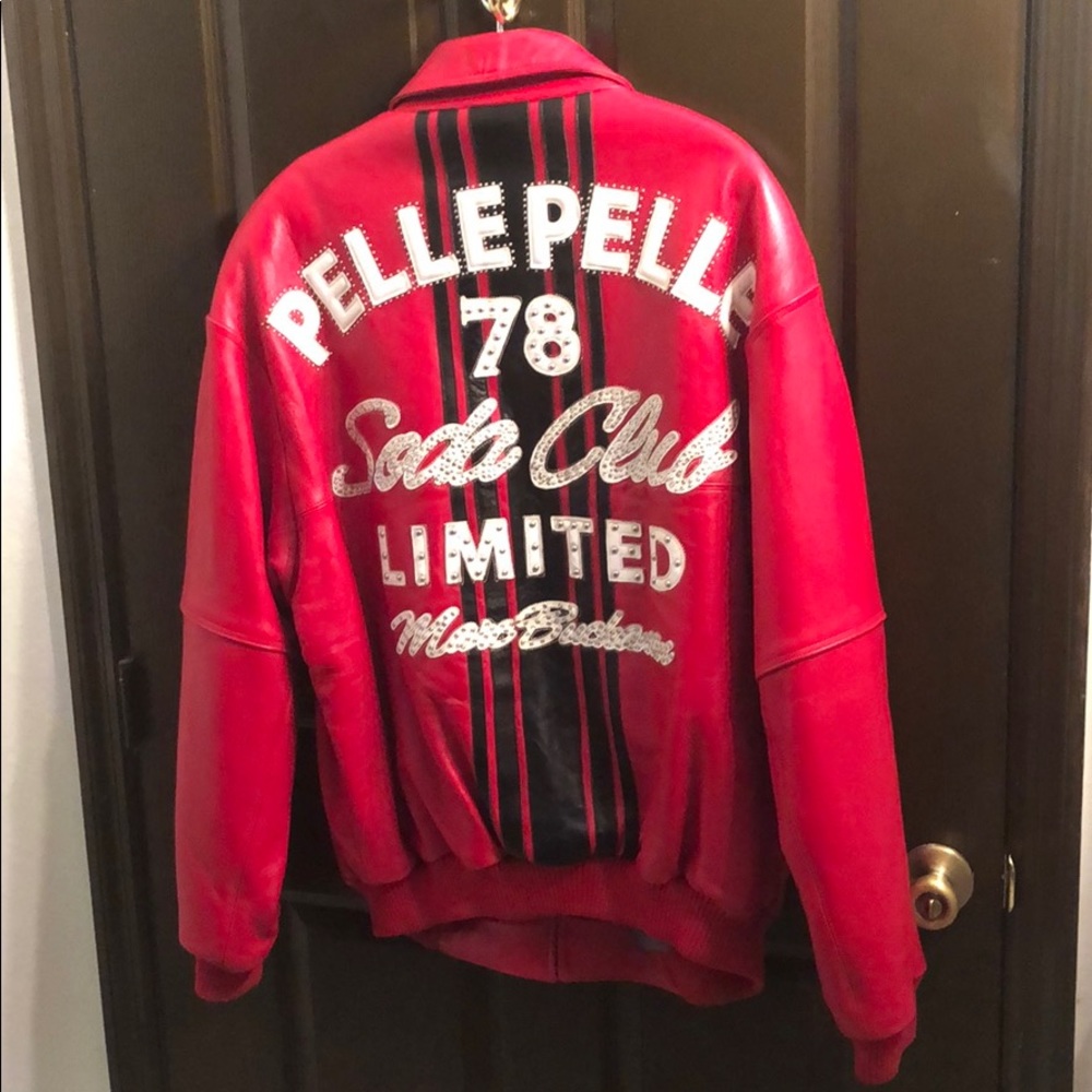 Leather pelle jacket